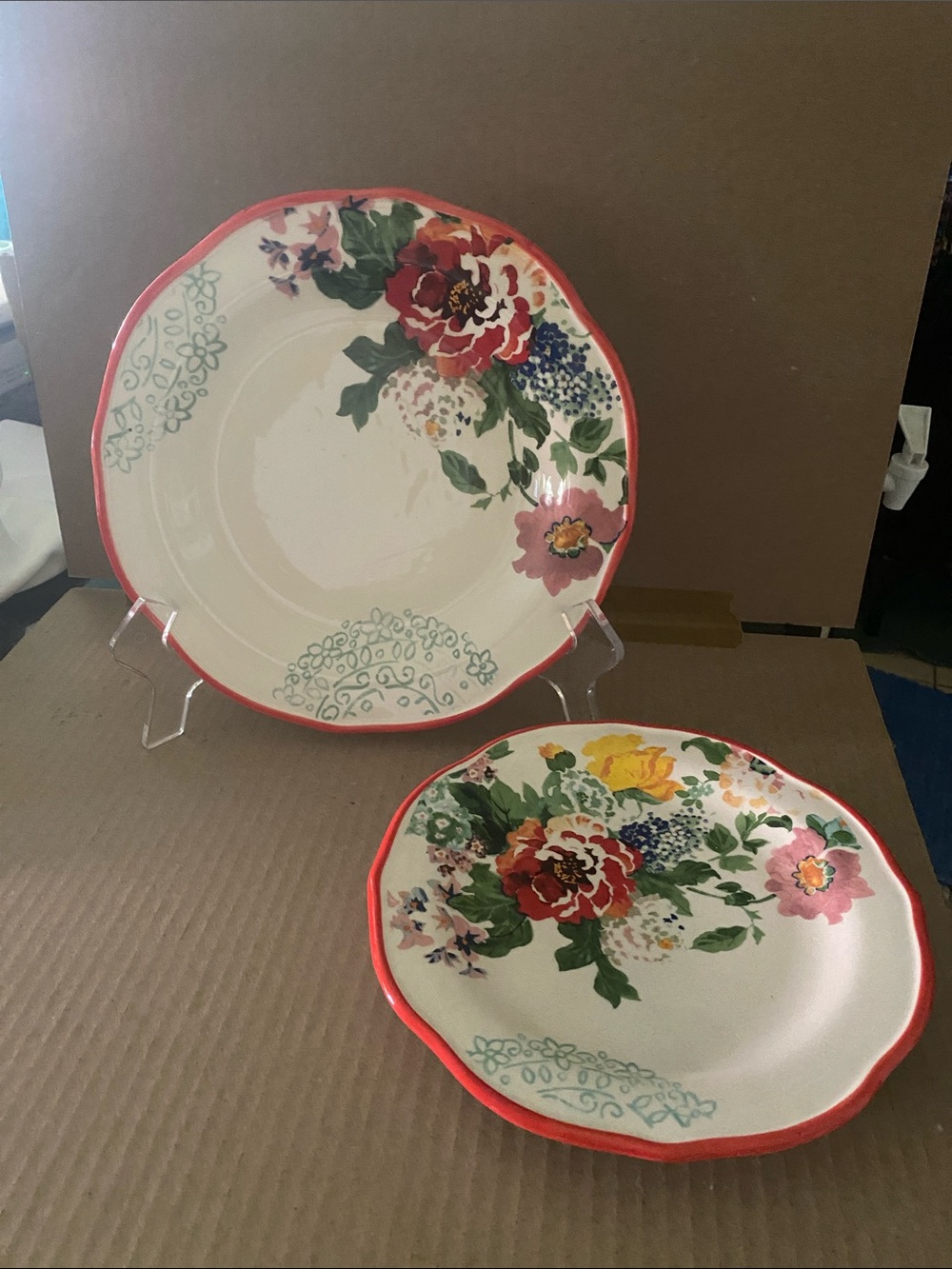 The Pioneer Woman Country Garden Dinner And Salad Plate Set